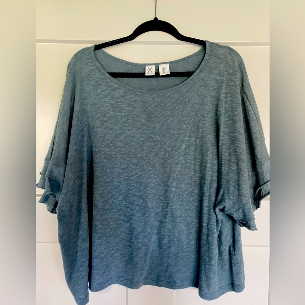 Women’s flutter sleeve top - ARTISAN NY